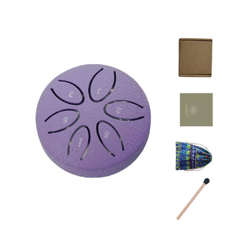 Мини 3-дюймовый стальной язычковый барабан для начинающих - детский перкуссионный инструмент