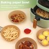 100 шт. бумажные вкладыши для фритюрниц, антипригарные маслостойкие круглые пергаментные бумаги для выпечки, микроволновые печи, одноразовые жировые вкладыши в духовках воздушных фритюрниц