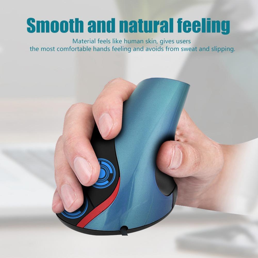 Optical Sensor Ergonomic Mouse 1200DPI Gaming Mouse Comfort Grip Vertical Mouse Laptop Computer
