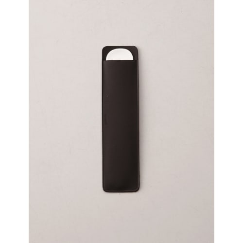 Лопатка из нержавеющей стали, сделано в Японии, с чехлом, идеально подходит для косметики, кремов, макияжа, кремов для рук, лака для ногтей и средства для умывания лица. 86 x 17 мм.