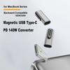 140W Magnetic Charging Adapter USB-C Cable Adapter for MacBook Air/Pro 13 14 15 16 M1/M2/M3/M4