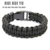RUI RUI YU Parachute Cord Survival Bracelet with Emergency Hiking Paracord Bracelet Buckle Kit Rope Wristband