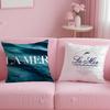 L-La M-Mer Cushion Cover Comfortable Reversible Pillow Cover Ideal for Car Sofa Bedroom & Beyond