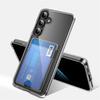 Чехол для Samsung S24 S25 Ultra с отделениями для карт Кошелек Прозрачный чехол для Galaxy Note 20 S21 S22 S23 S24 Ultra Plus Прозрачная жесткая крышка