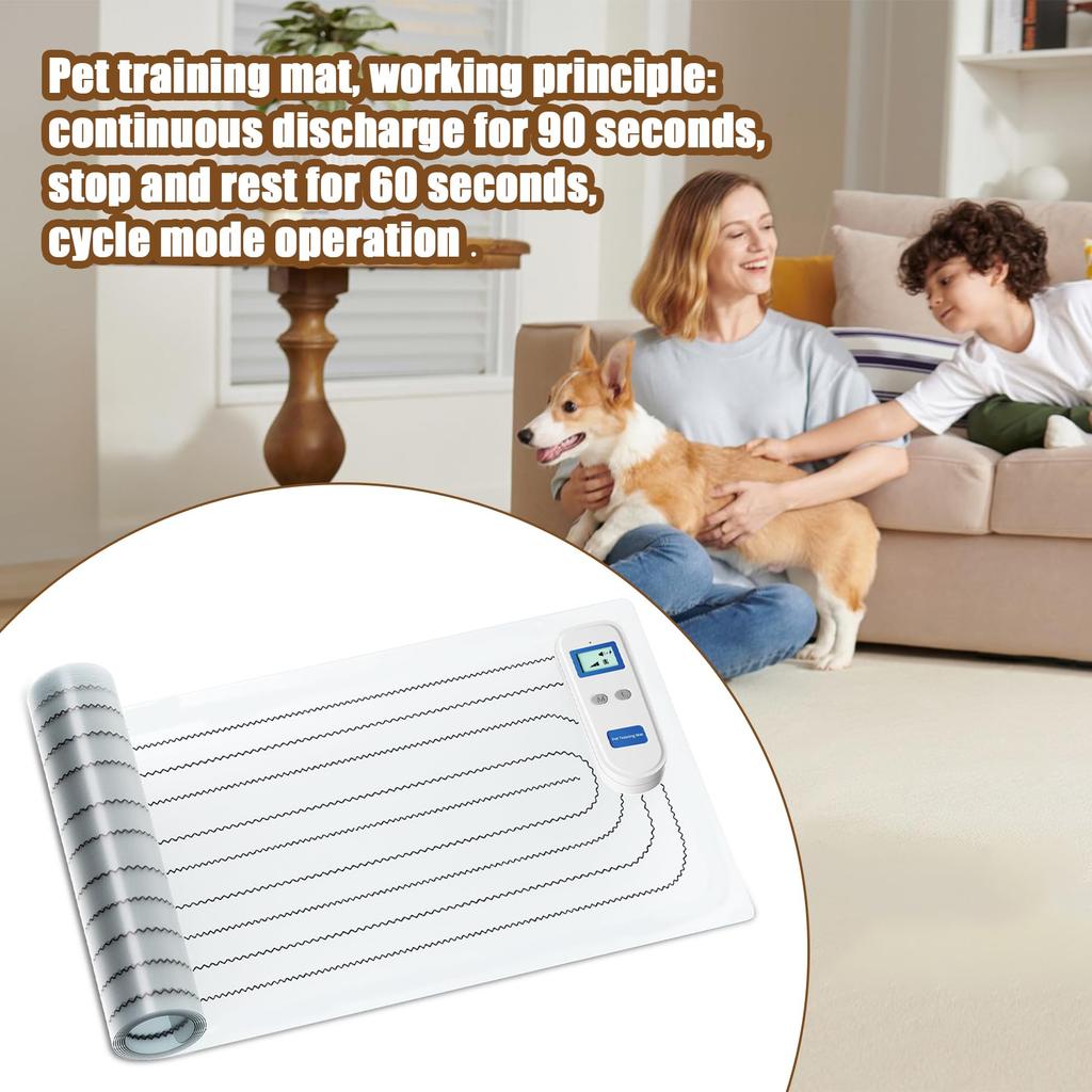 Rechargeable Dog Training Pad, Cat Isolation Static Blanket, Three Training Modes, Pet Driving Pad
