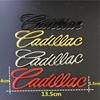 For Cadillac Logo Escalade CT5 CT6 XT5 XT6 DTS SLS XLR ATS SRX Tiburon Car Side Fender Rear Letter Sticker Styling Accessories