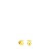 [TOUS] 18K Gold Bear Motif Earrings 611000110