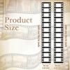 2Pcs Theater Themed Movie Night Film Strip Banner Movie Photo Frame Banner  Festival Gathering