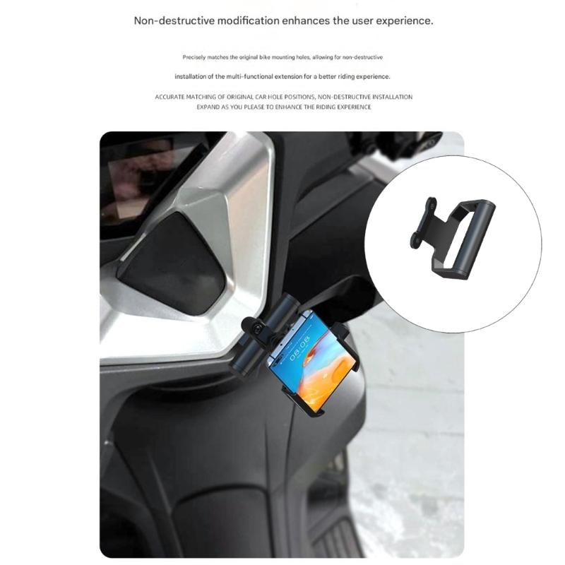 Flexible Motorcycle Bracket Spotlight Signal Lamp Fixed Bracket Suitable for PCX160 Phones Navigation Accessories