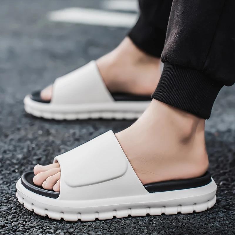 2025 Летние пляжные сандалии для отдыха на открытом воздухе Женская повседневная обувь Мужские шлепанцы Мужские сандалии Брендовые женские и мужские тапочки Модные шлепанцы из ЭВА