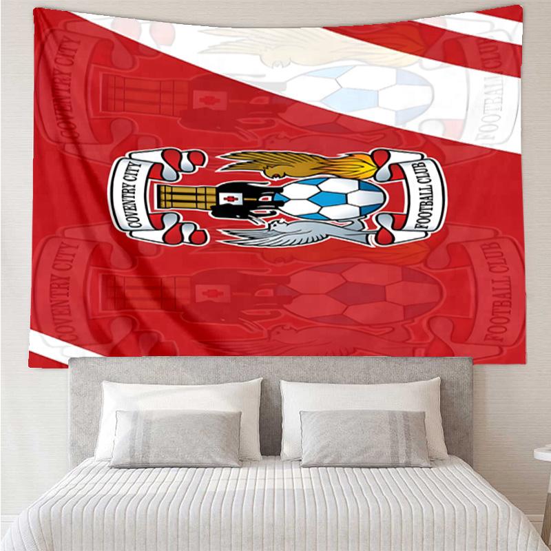 1PC Newcastle United Crest Printed Tapestry Room Decoration Wall Hanging for Living Room Bedroom, dormitory, Birthday and Christmas gifts
