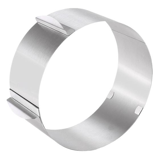 6-12 дюймов Регулируемое кольцо для торта из нержавеющей стали, кольцо для выпечки, форма для торта, многоразовая пищевая форма для выпечки, инструмент для выпечки