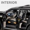 1/18 Scale Toyota Prado SUV Off-road Vehicle Alloy Scale Car Model Diecast Metal Sound and Light Collection Children Toy Car Vehicle Gift