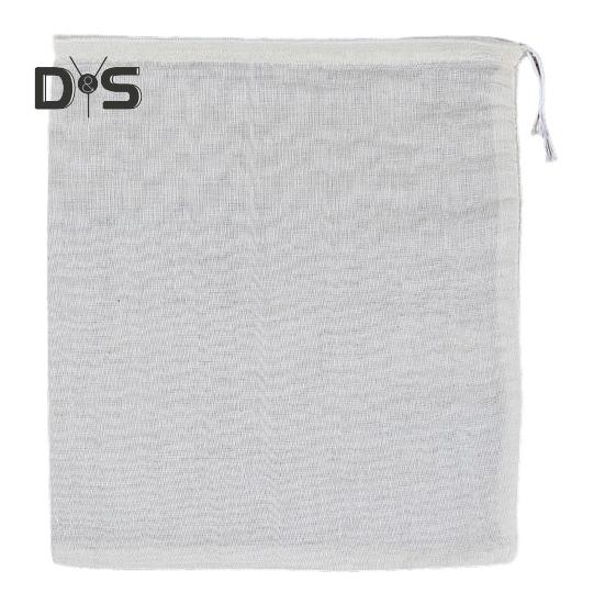 20 шт. мешочков для специй с завязкой, натуральные хлопковые муслиновые мешочки для чая, трав, супа, многоразовые тканевые мешочки для сыра, пустые пакетики