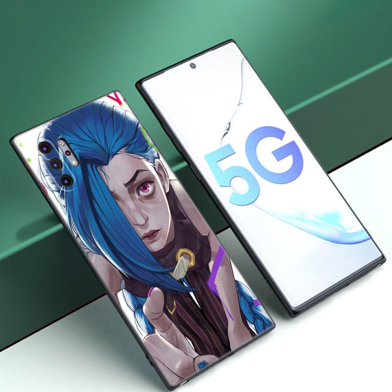 Arcane Jinx Anime Case For Samsung M30 M31 S Note 10 Lite 20 M04 M13 M32 M14 M23 M33 M34 M42 M52 M53 M54 5G M11 M12 M21 M22 M51