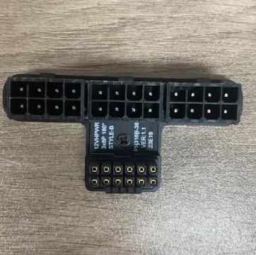 3x8P на 40 Серию Графики ATX3.0 12VHPWR 12+4P 600 Вт 180 Градусов Разъем Питания