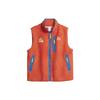 Sherpa Vest The NeverWorn II Letter Embroidery Casual Stand Collar Vest Men Vests Orange 623014-39