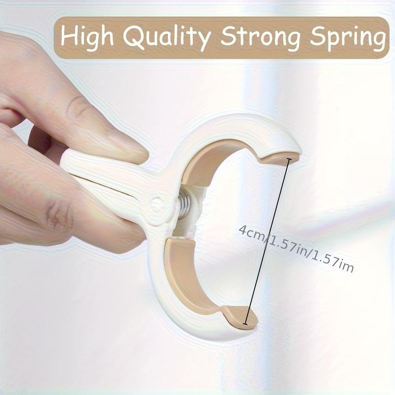 12 шт. Зажимы для пляжных полотенец - Пружинный дизайн, устойчивый к ржавчине, Прочный пластик для полотенец, одежды и одеял - Отлично подходят для бельевых веревок и вешалок