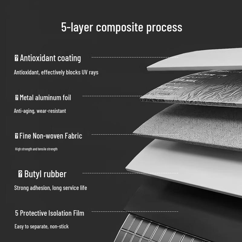 Самоклеящаяся водонепроницаемая бутиловая лента