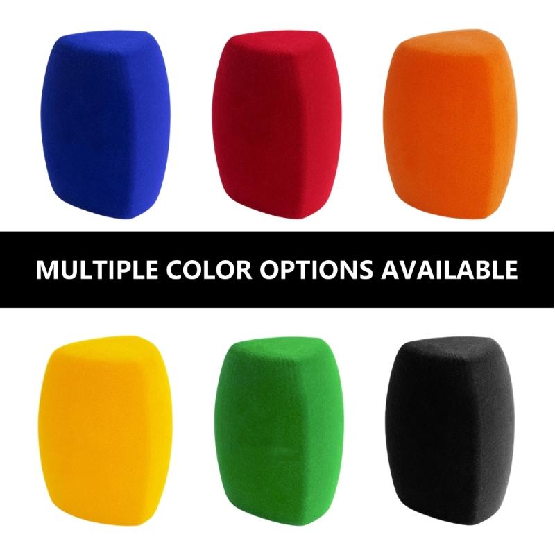 High Density Foam Microphones Cover Triangular Shape Noise Reductions Studio Recording Accessory