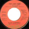 7-дюймовая пластинка ГЛЕН КЭМПБЕЛЛ - Один последний раз / Все мои завтра 3483 Capitol Records 1972 Канада Фолк Б/У