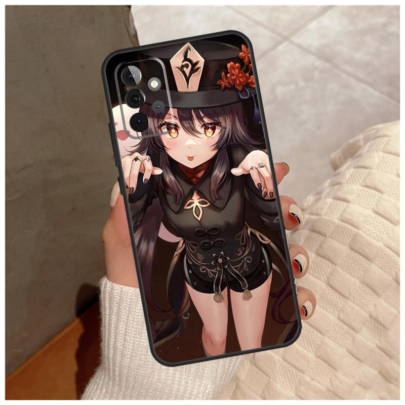 Чехол Hu Tao Genshin Impact для Samsung Galaxy A14 A34 A54 A06 A16 A26 A36 A56 A12 A32 A52 A13 A33 A53 A15 A35 A55