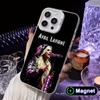 Avril Lavigne White Translucent MagSafe Mobile Phone Case for iPhone 17 16 15 14 13 12 11 X XR XS Air Pro Max Plus Cover