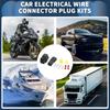INFINAUTO 2 Pin Car Electrical Wire Connector Plug Kit 1.8mm Series Car RV Truck