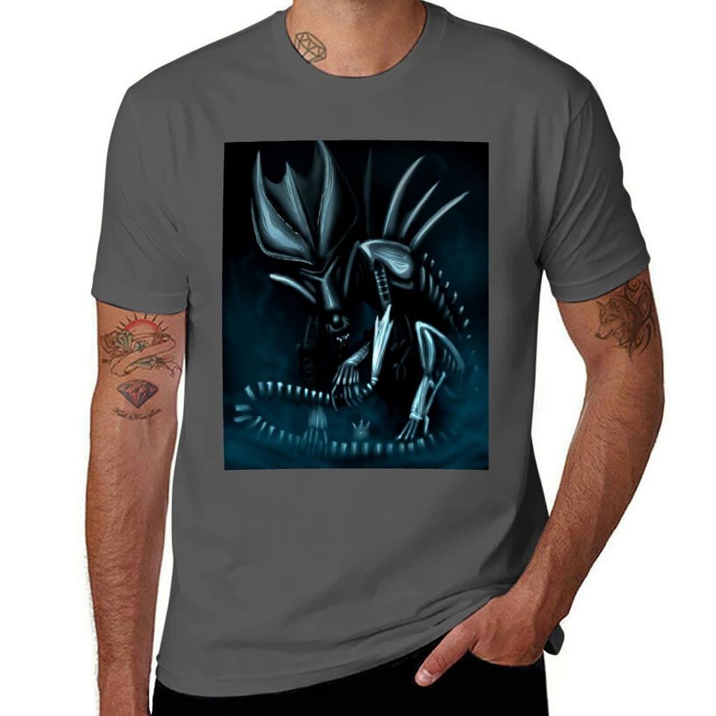 Giger Tribute Tshirt Soft Touch Basic Cotton Tshirt