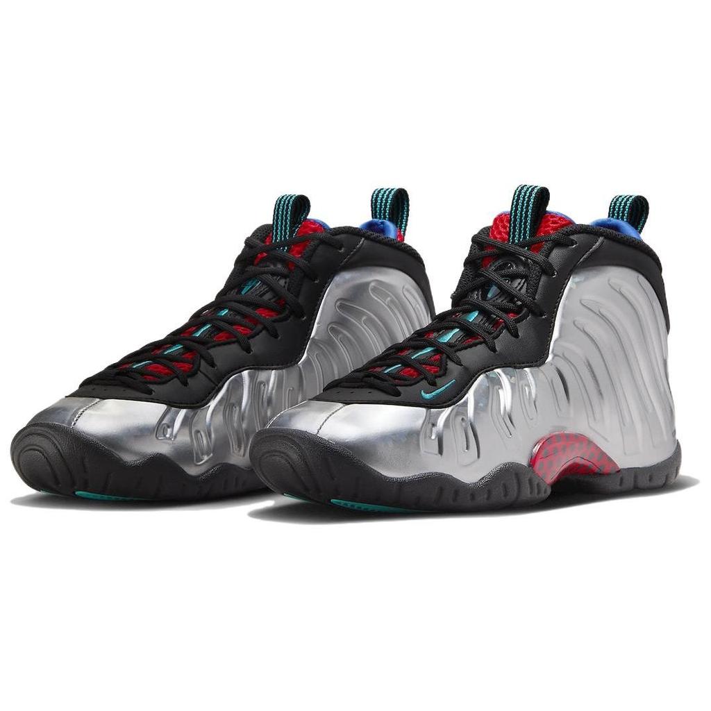 Nike Детские кроссовки Little Posite One GS All-Star Silver Metallic-Silver Dusty-Cactus FJ3303-001