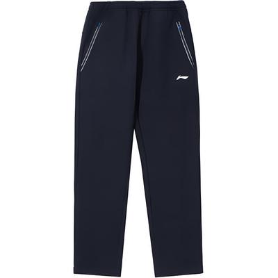 Li Ning Sports Lifestyle Series флисовая подкладка теплые удобные свободные эластичные трикотажные джоггеры мужские джоггеры черные AYKT907-1