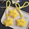 Adorable Plush Star Doll Keychain: Cute Cartoon Accessory for Student Backpacks