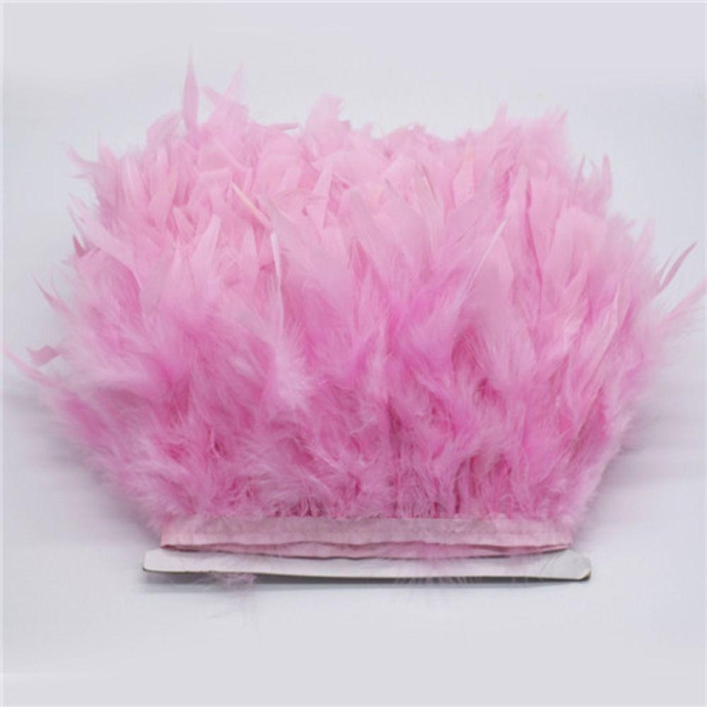 1 Метр Свадебная Вечеринка Перья Отделка Швейная Декорация Ткань для Одежды Натуральные Перья Индейки
