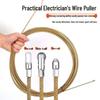 Electrician's Wire Pulling Tool: Universal Steel Wire Threader for Concealed Wiring and Pipes, Network Cable Threader.
