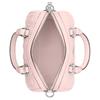 COACH Rowan 17 Printed Logo Smooth Leather Shoulder Crossbody Handbag Small Women's Silver Blush