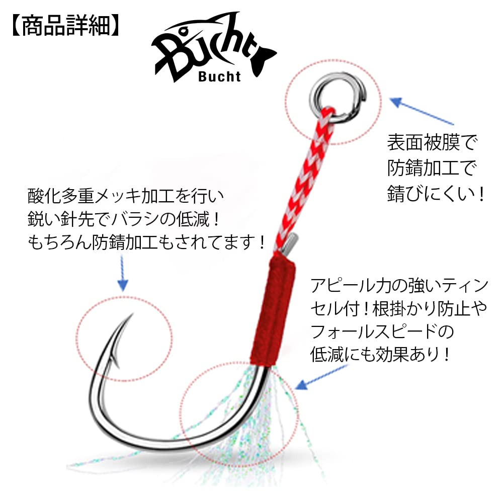 Вспомогательный крючок двойной 5 размеров набор из 30 размеров с мишурой металлический джиг приманка крючок S/M/L