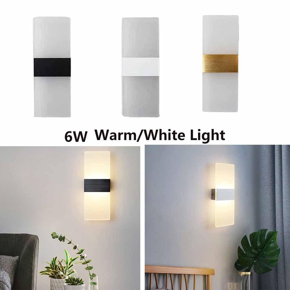 AC 220V Wall Sconce Lamp Acrylic Material Indoor Wall Light LED Wall Lamp Balcony Lighting