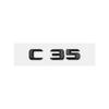 C32 C35 C180 C200 C220 C230 C260 C280 C300  car stickers for mercedes benz C class refit rear boot trunk displacement label