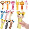 Baby Toy Plush Rattle Animal Stuffed Stick Rattle