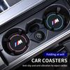 XJVYV1 For BMW 2025 Hot 2pcs Car Silicone Non-slip Water Coaster Cup Holder Bottle Mats For BMW M X1 X3 X5 X6 X7 E30 E90 M3 E84 E83 F25