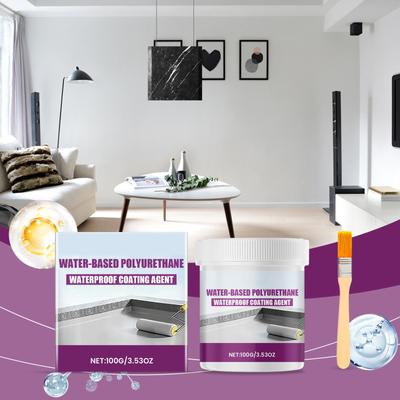 Водонепроницаемое покрытие Водостойкий клей Керамическая плитка Плитка Крыша Пол Утечка Материал Противопротечное покрытие 100 мл