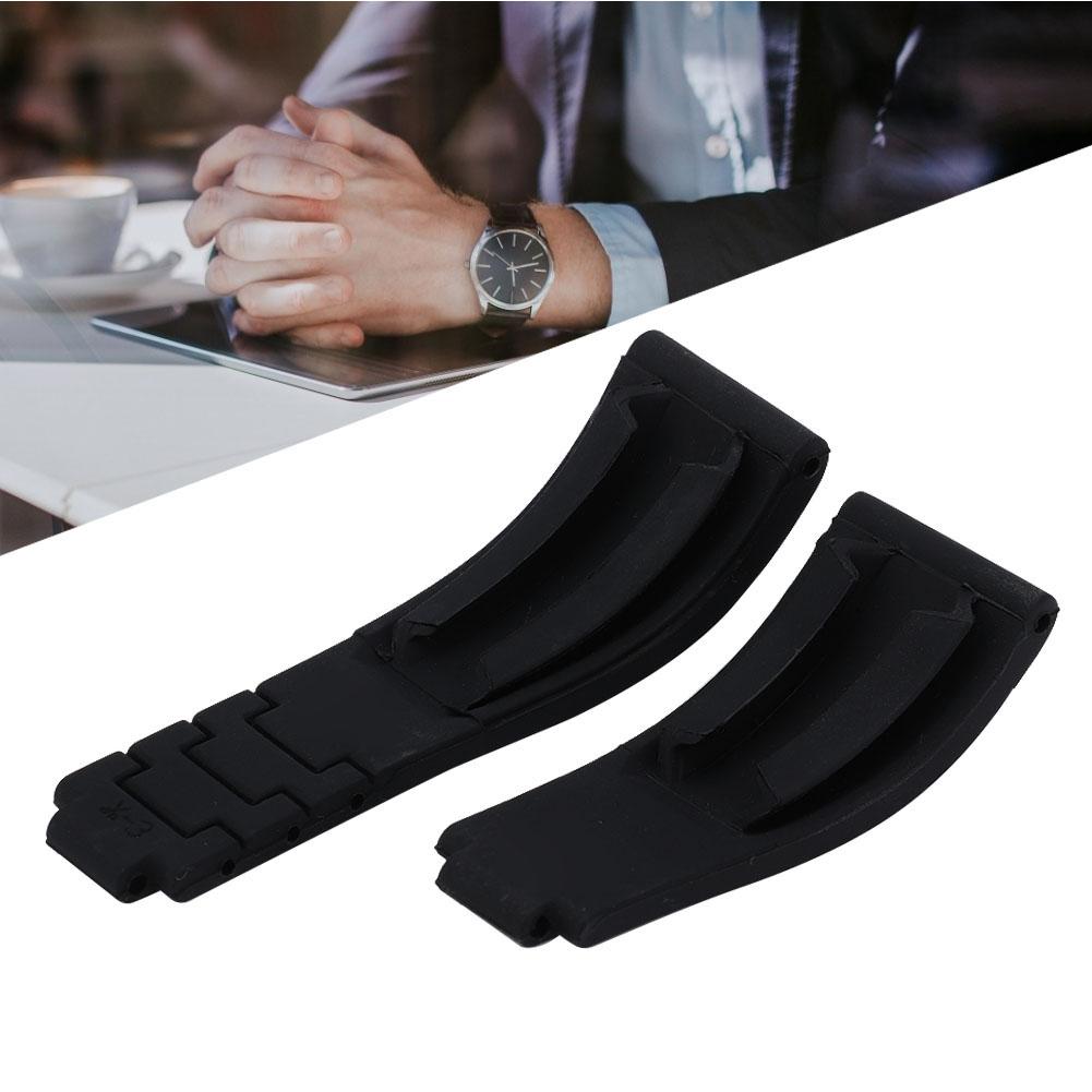 Сменный силиконовый ремешок премиум-класса, черный ремешок для наручных часов Submariner