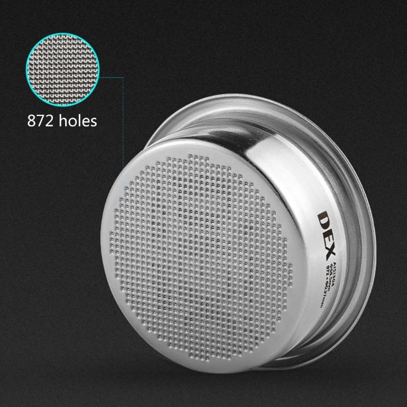 Металлическая корзина для кофейного фильтра Ручной инструмент для заваривания Кофейная порошковая чаша Фильтровальная корзина Подходит для портафильтра 58 мм