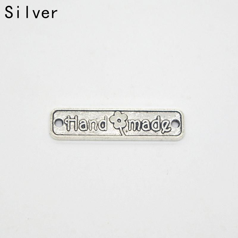 50/100 шт. Мешочки с буквами Винтажные украшения Металлические этикетки Швейные принадлежности Аксессуары Одежда Ручная работа Бирки DIY Квилтинг