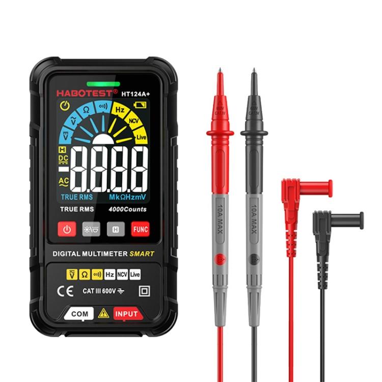 HABOTEST HT124A+ Мини-мультиметр с цифровым дисплеем, высокая точность