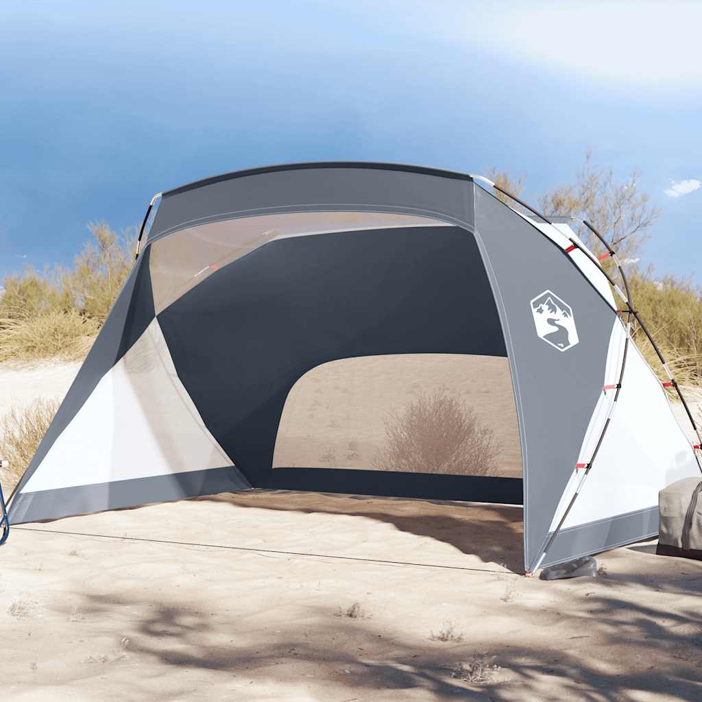 Beach Tent Gray 274 x 178 x 170 148 cm 185T Polyester