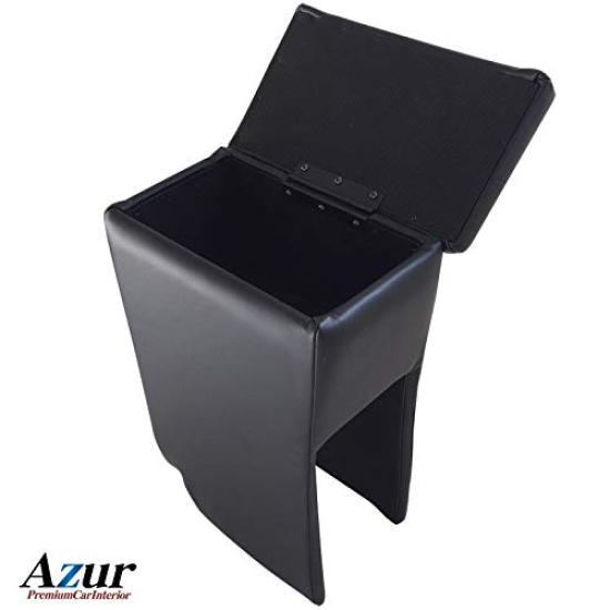 Azur Console Armrest for Toyota Hijet Truck Black Made In Japan S500P/S510P, Leather-Look,