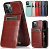 Luxury Case for iPhone 14 11 12 13 Mini Pro X XS Max 6 6s 7 8 Plus XR For Samsung S21 Note 9 10 20 Wallet Cover with Cards Holder Leather Phone Bags