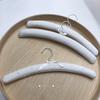 Clothes Hanger White Vintage Colorful Flower Embroidery High-End Sponge Fabric  Linen Pure Cotton Light Luxury Home Life Storage