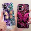 For Oppo A6s 5G Case CPH2789 Luxury Butterfly Painted Cover Soft Slim Phone Case For Oppo A6s 4G CPH2815 A 6s OppoA6s Funda Bags